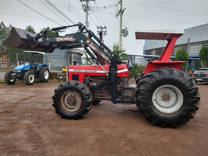 TRATOR MASSEY FERGUSON 295 - 4X4 - COM CONCHA DIANTEIRA (DIE-2588) - VENDIDO